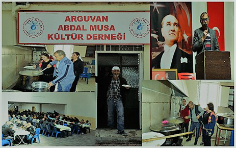 ARGUVAN ABDAL MUSA DERNEĞİNDE NEVRUZ LOKMASI ETKİNLİĞİ DÜZENLENDİ