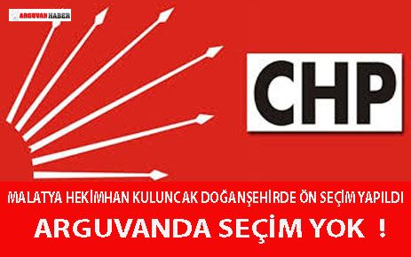 CHP DOĞANŞEHİRDE ÖN SEÇİM (EĞİLİM YOKLAMASI) YAPTI