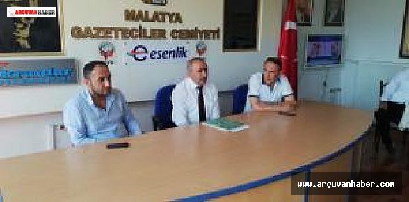 MALATYA GAZETECİLER CEMİYETİ BAŞKANLIĞINA VAHAP GÜNER SEÇİLDİ