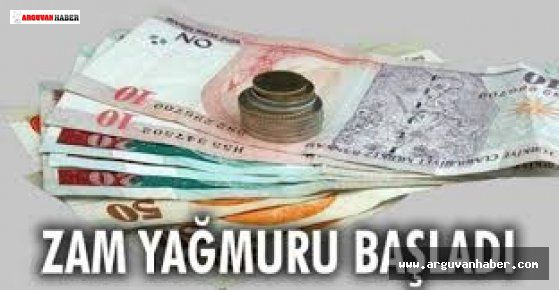 ZAM YAĞMURU YAĞDI