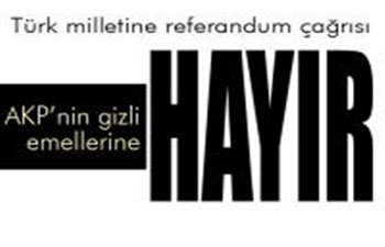 AKP ANAYASASINA HAYIR 