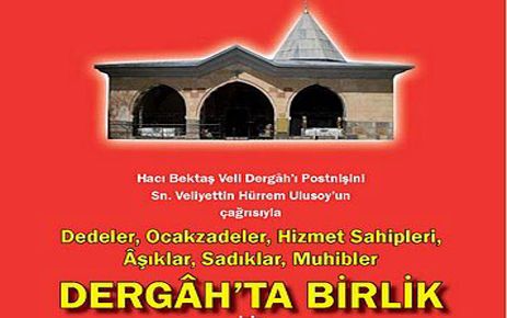 ALEVİ KANAT ÖNDERLERİ TOPLANTISI HACIBEKTAŞTA YAPILDI 