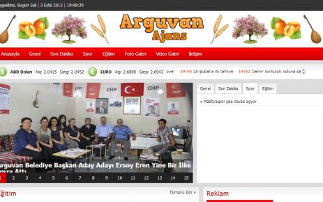 ARGUVAN AJANS WEB SİTESİ YAYIN BAŞLADI