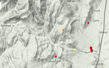 ARGUVAN EYMİR- ARMUTLU -BOZAN VE HEKİMHAN MEZİRMEDE DEPREM OLDU