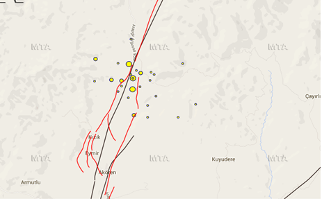 ARGUVAN'DA BEŞ GÜNDE 23 DEPREM KAYDEDİLDİ