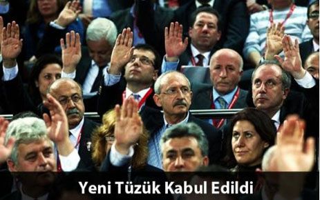 CHP'NİN YENİ TÜZÜGÜ 1 MARTTA YÜRÜRLÜĞE GİRECEK 