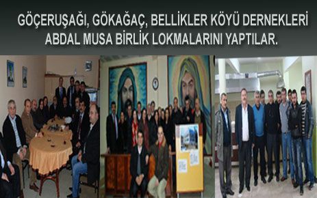 GÖÇERUŞAĞI, GÖKAĞAÇ, BELLİKLER KÖYÜ DERNEKLERİ ABDAL MUSA BİRLİK LOKMALARINI YAPTILAR.  