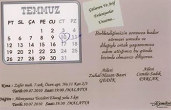 GÖKAĞAÇ KÖYÜNDEN GÜLSEREN GEDİK İLE ARİF PARLAK'IN DÜĞÜNÜ 