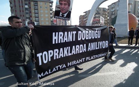 HRANT DİNK DOĞDUĞU TOPRAKLARDA ANILDI