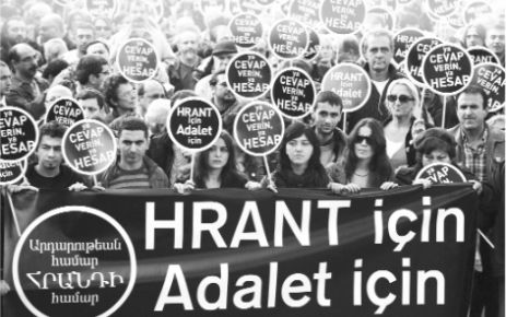 HRANT DİNK KATLEDİLİŞİNİN 5.YILINDA SESSİZ YÜRÜYÜŞLE ANILACAK 