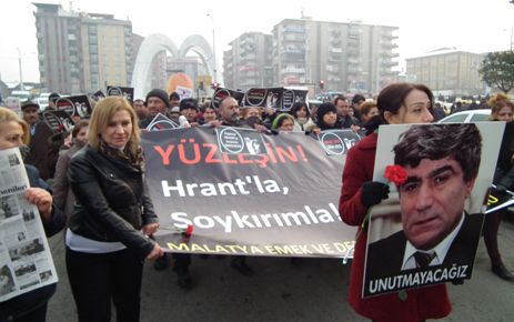 HRANT DİNK MALATYA'DA ANILDI