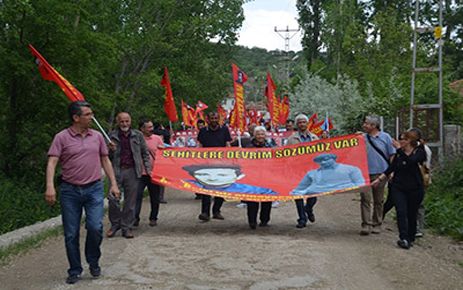 İBRAHİM KAYPAKKAYA MEZARI BAŞINDA ANILDI